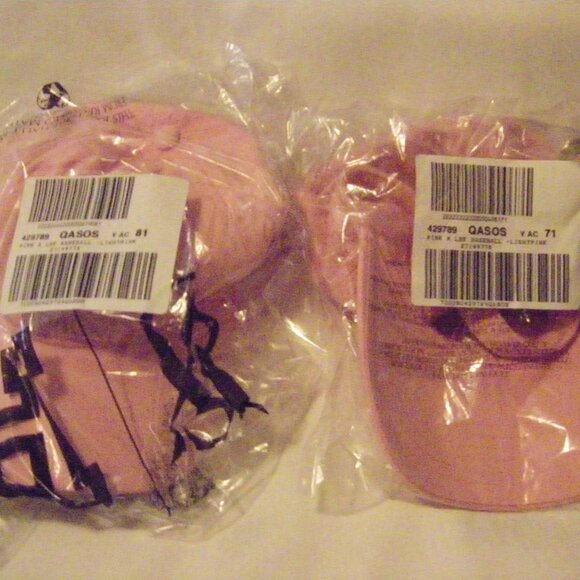 Victorias Secret PINK x LoveShack Fancy Baseball Hat Cap Pink NWT main image 4